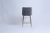G-Milan Dark Grey Stool  (Gold Legs)