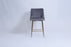 G-Milan Dark Grey Stool  (Gold Legs)