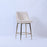 G-Milan Ivory Stool  (Gold Legs)