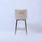 G-Milan Ivory Stool  (Gold Legs)