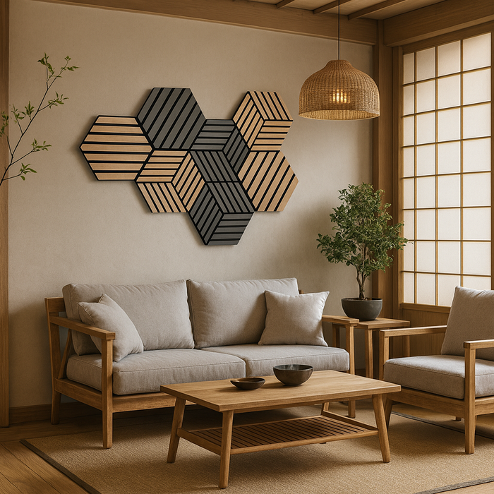 HWP15A / Oak - 1 CTN  (Wall Hanging) -  (4 pack/ 24pcs)