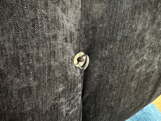 Milan Black Compression Sofa