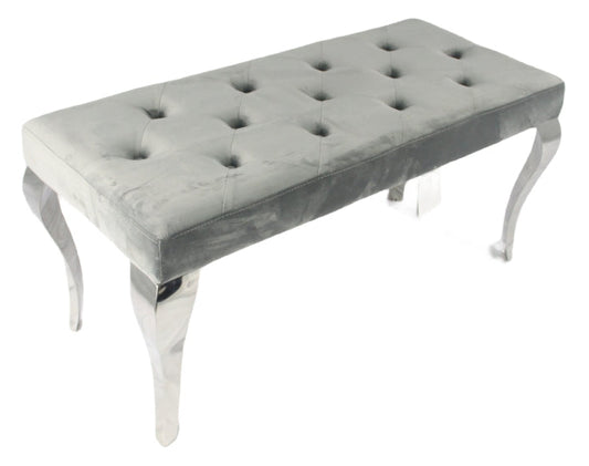 Lewis Dark Grey Bench 110/130/160cm