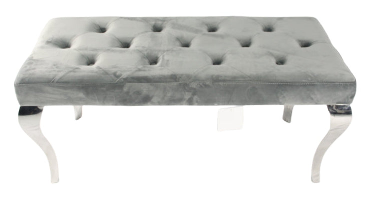 Lewis Dark Grey Bench 110/130/160cm