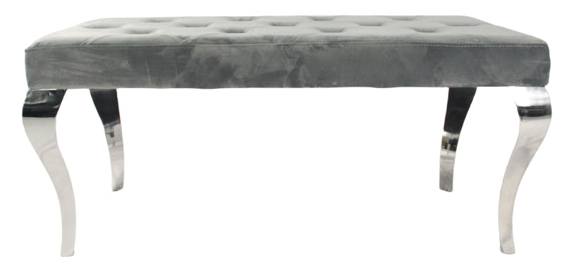 Lewis Dark Grey Bench 110/130/160cm