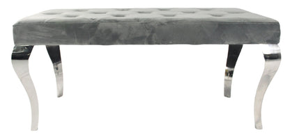 Lewis Dark Grey Bench 110/130/160cm