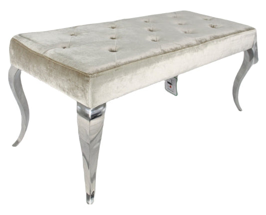 Lewis Shiny Mink Bench 110/130cm