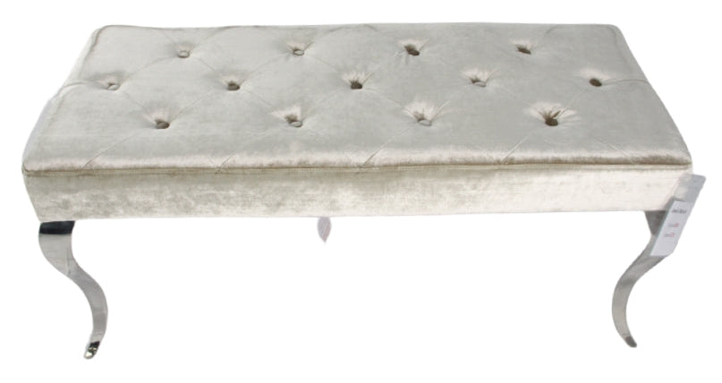 Lewis Shiny Mink Bench 110/130cm