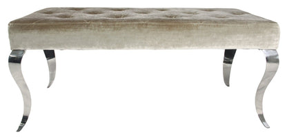 Lewis Shiny Mink Bench 110/130cm
