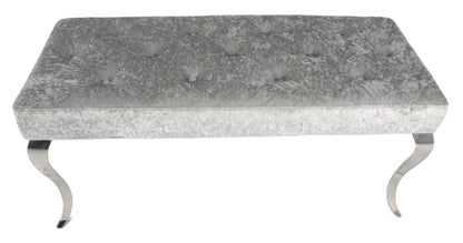 Lewis Silver Grey Bench 130/160cm