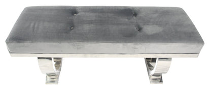 Chelsea Dark Grey Bench 130/180cm