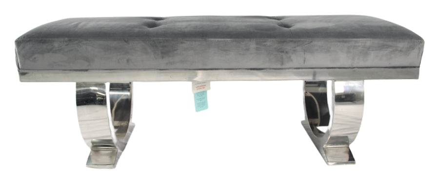 Chelsea Dark Grey Bench 130/180cm