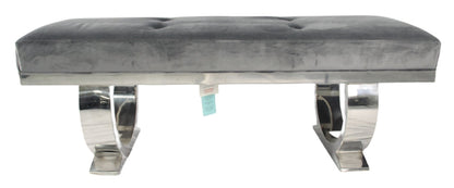 Chelsea Dark Grey Bench 130/180cm