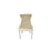 Chelsea 01 Cream Chair (Lion Knocker/Chrome Legs)