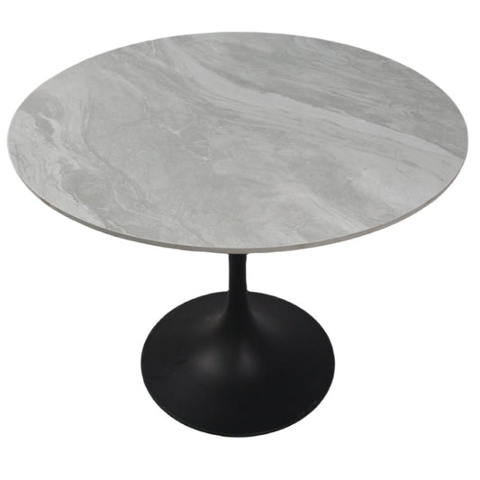 Bentley 0.9m Round Table (Black KD)