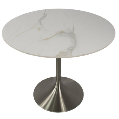 Bentley 0.9m Round Table (Chrome KD)