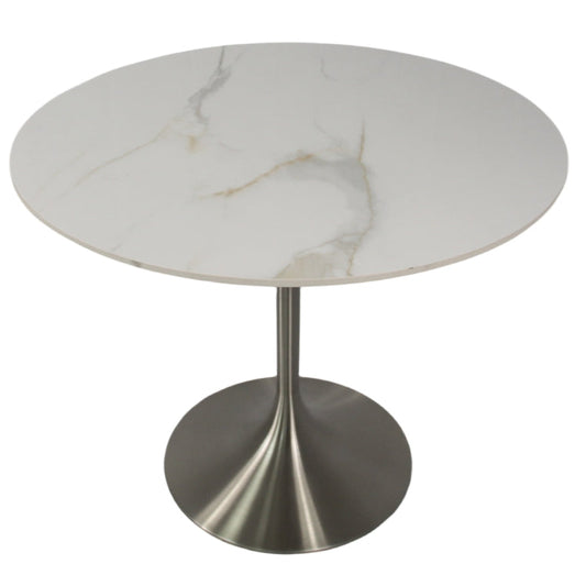 Bentley 0.9m Round Table (Chrome KD)