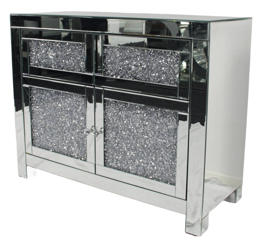 Roma 2 Door 2 Drawer Small Sideboard