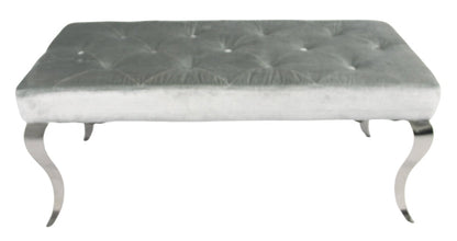 Lewis Silver Grey Bench 130/160cm