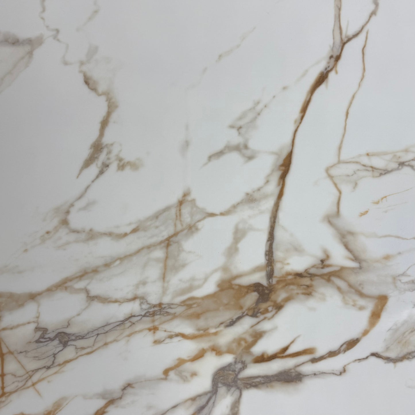 Gold and White Marble