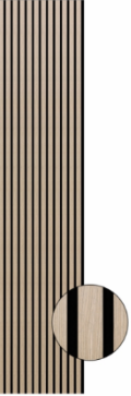 Wall Panel 02WA - Oak - Acoustic - 280cm - (1 pack / 3pcs)