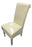 L2/Lucy PU Cream Chair (Chrome Legs)