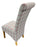 L2/RX Red/Grey Chair (Wooden Legs)