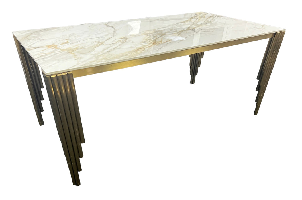 A01/Mayfair Gold 1.8m Dining Table
