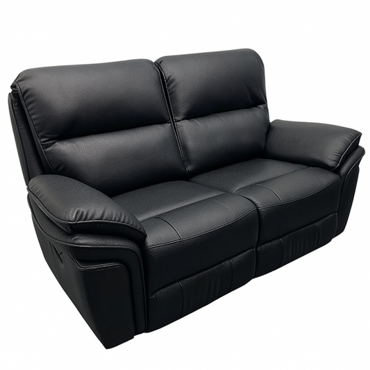 Montana Black 2 Seat Recliner Sofa