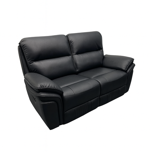 Montana Sofa 01 2 Seat Recliner (Black)