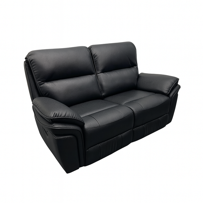 Montana Sofa 01 2 Seat Recliner (Black)