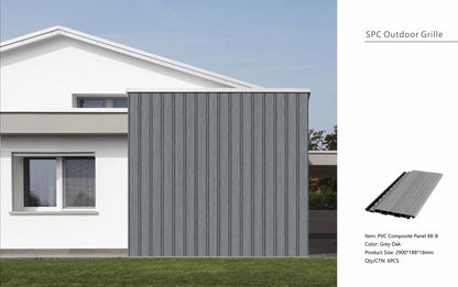 Wall Panel 88B - Grey Oak - Outdoor - 290cm - (1 pack / 6pcs)