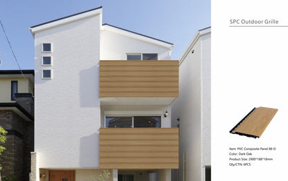 Wall Panel 88D - Dark Oak - Outdoor - 290cm - (1 pack / 6pcs)