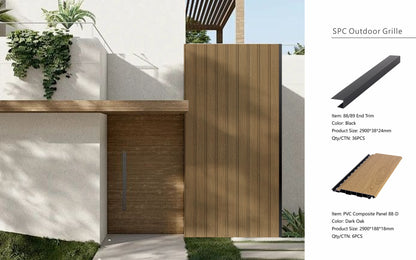 Wall Panel 88D - Dark Oak - Outdoor - 290cm - (1 pack / 6pcs)