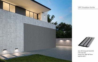 Wall Panel 89B - Grey Oak - Outdoor - 290cm - (1 pack / 6pcs)