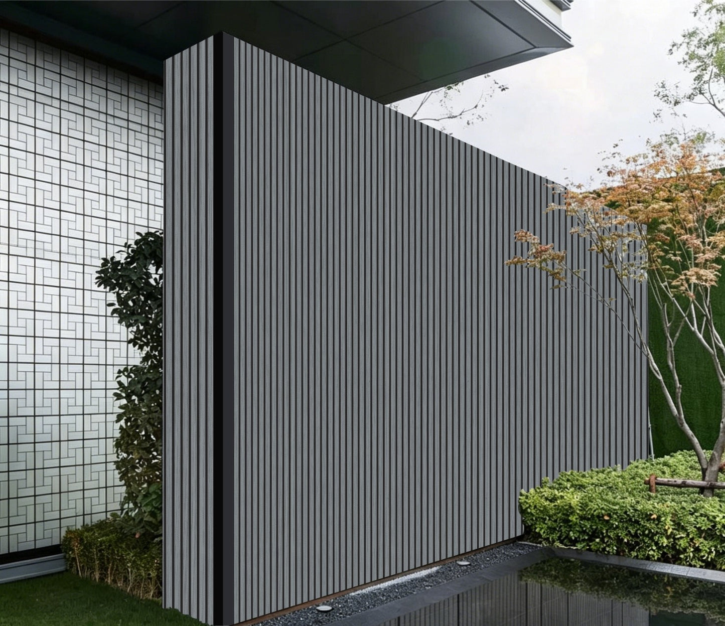 Wall Panel 89B - Grey Oak - Outdoor - 290cm - (1 pack / 6pcs)
