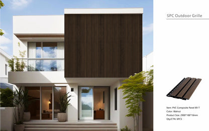 Wall Panel 89T - Walnut - Outdoor - 290cm - (1 pack / 6pcs)