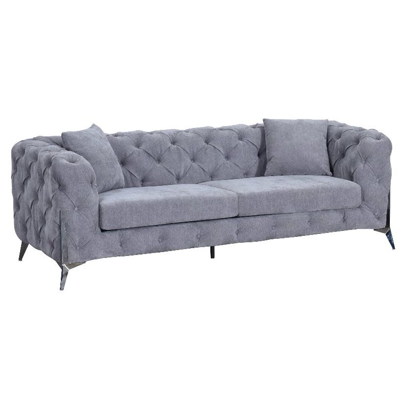 Paris Sofa 3 Seater (Grey)