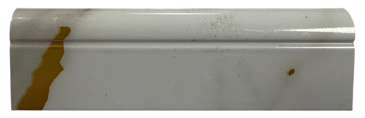 Corner Strip - D Gold and White Marble - WP 07/11 - 240cm - (1 pack / 4pcs)