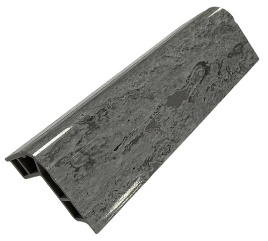PVC Corner Strip - E Mix Grey Marble - WP 07 - 240cm - (1 pack / 4pcs)