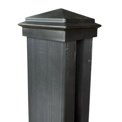 Fence Post Fitting Kit - Black (1 Carton / 4 Sets)