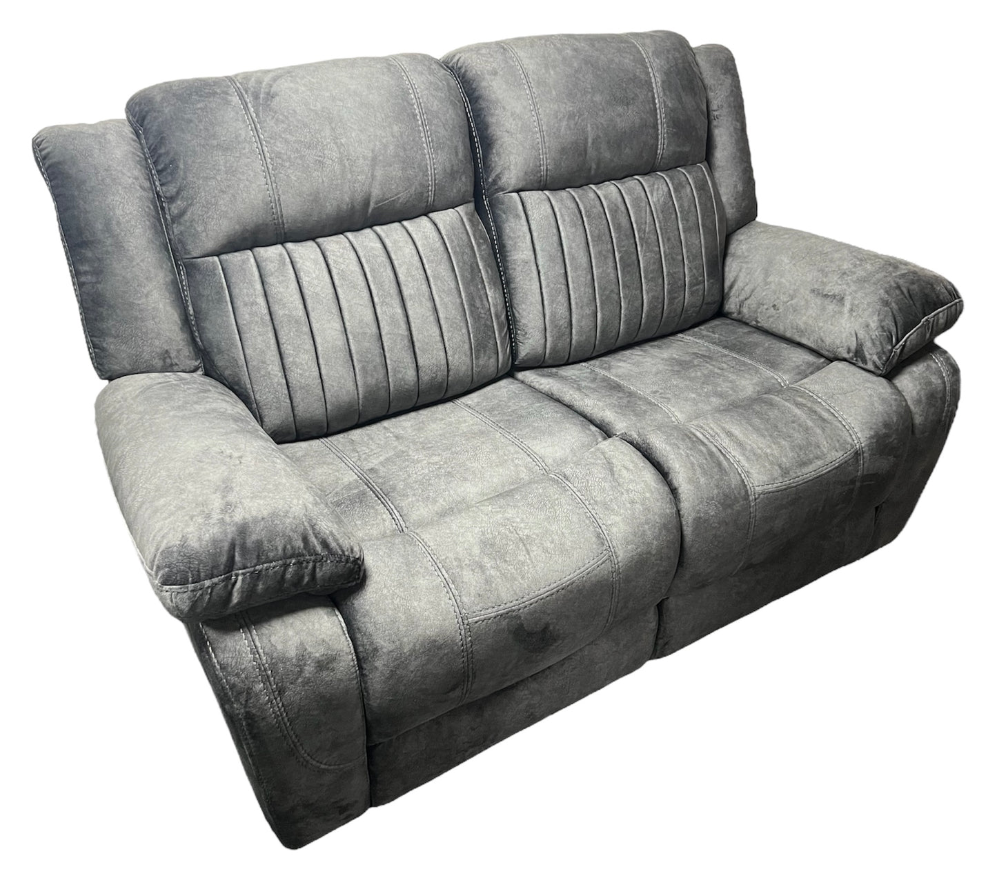 Rose Charcoal 2 Seater E-Recliner Sofa