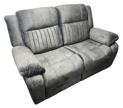Rose Charcoal 2 Seater E-Recliner Sofa