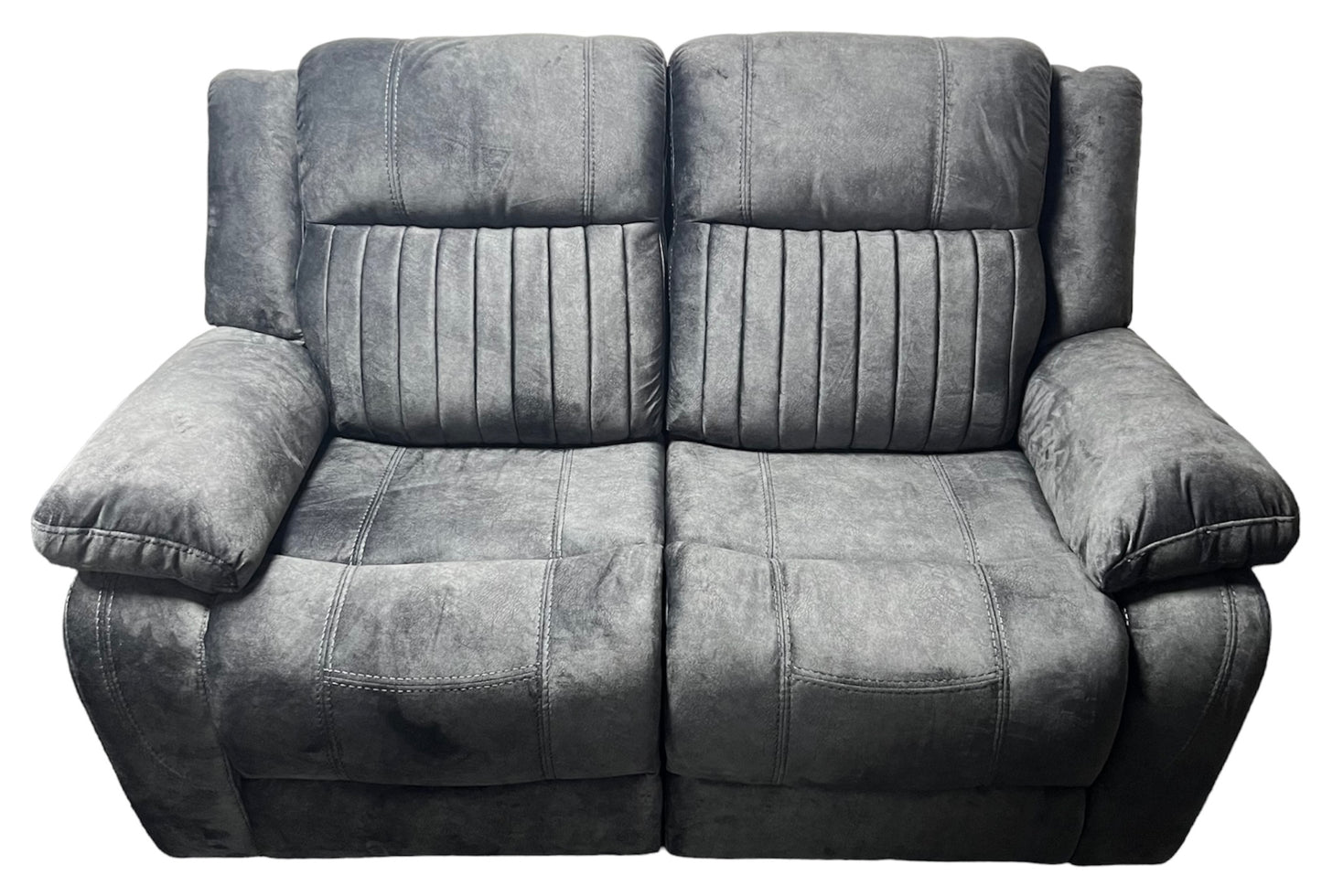 Rose Charcoal 2 Seater E-Recliner Sofa