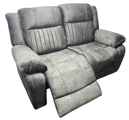 Rose Charcoal 2 Seater E-Recliner Sofa