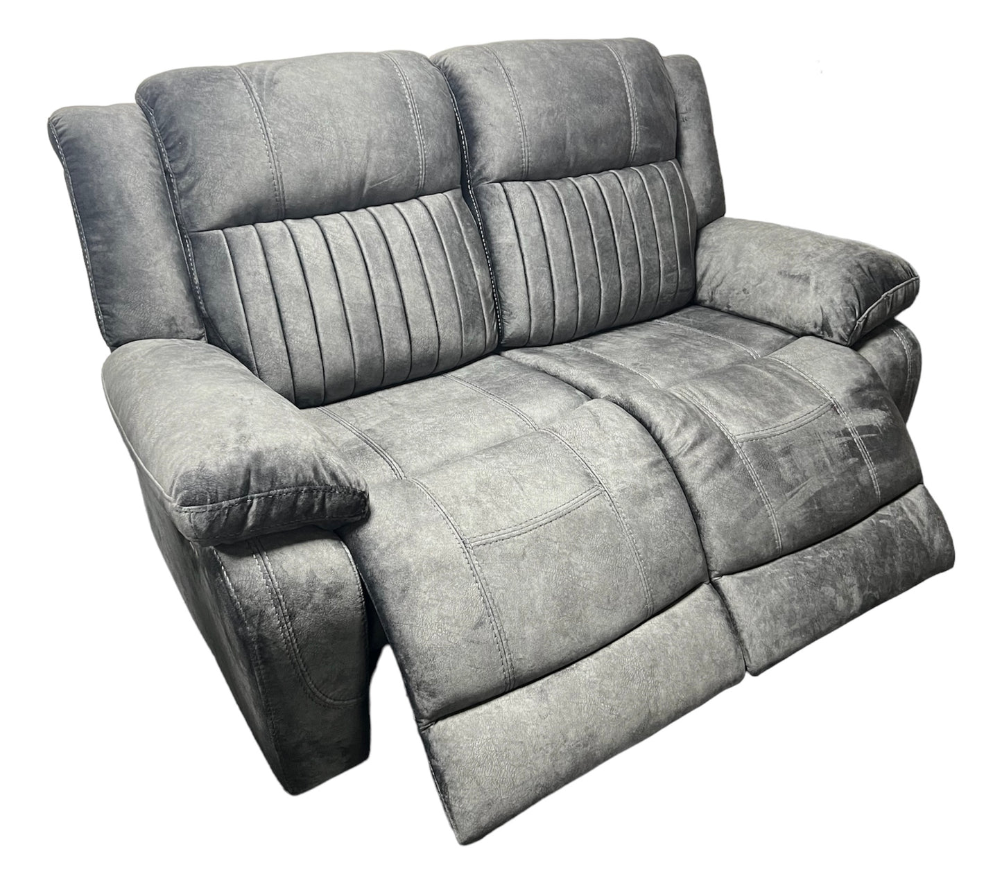 Rose Charcoal 2 Seater E-Recliner Sofa