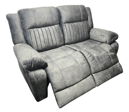 Rose Charcoal 2 Seater E-Recliner Sofa