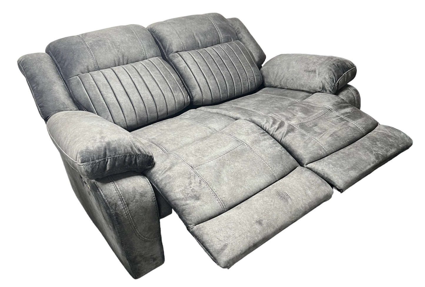 Rose Charcoal 2 Seater E-Recliner Sofa