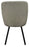 Rose 180º Dark Grey Chair (Black Legs)