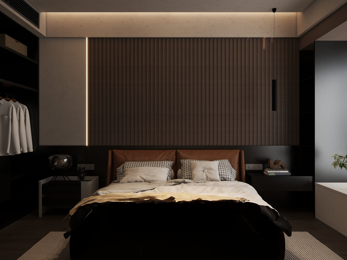 Wall Panel 81D - Dark Grey - Seamless - 240cm - (1 pack / 16pcs)